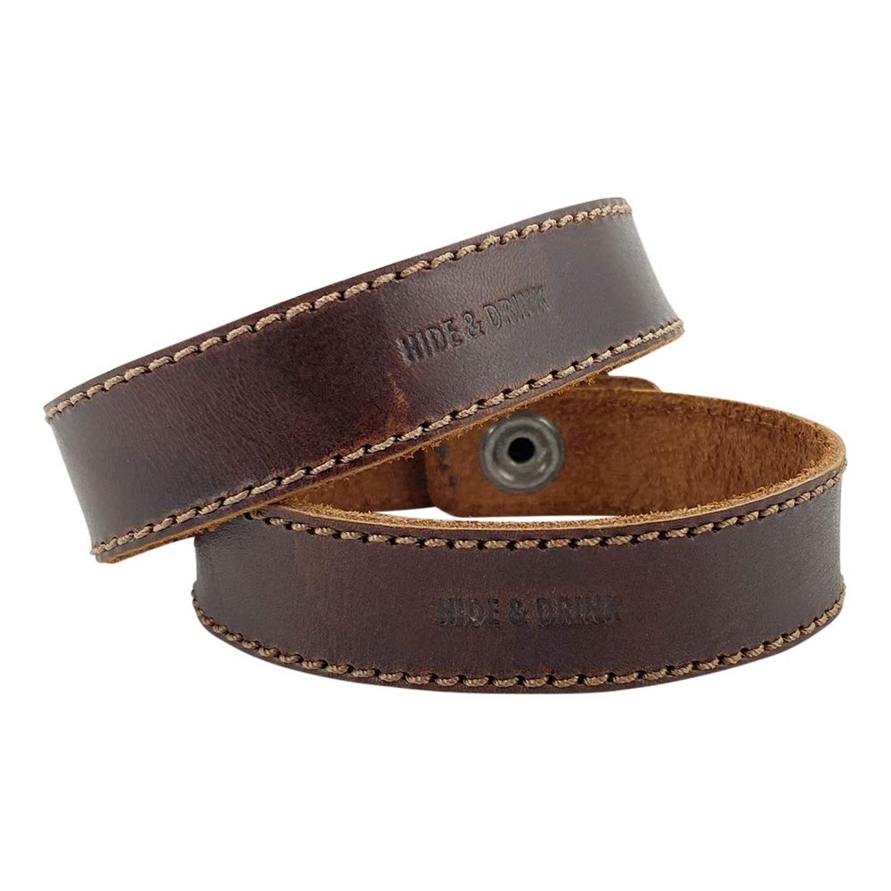 Hide & Drink, Pour Over Strap (2 Pack) Compatible with Chemex 6-Cup Glass Handmade from Full Grain Leather - Bourbon Brown
