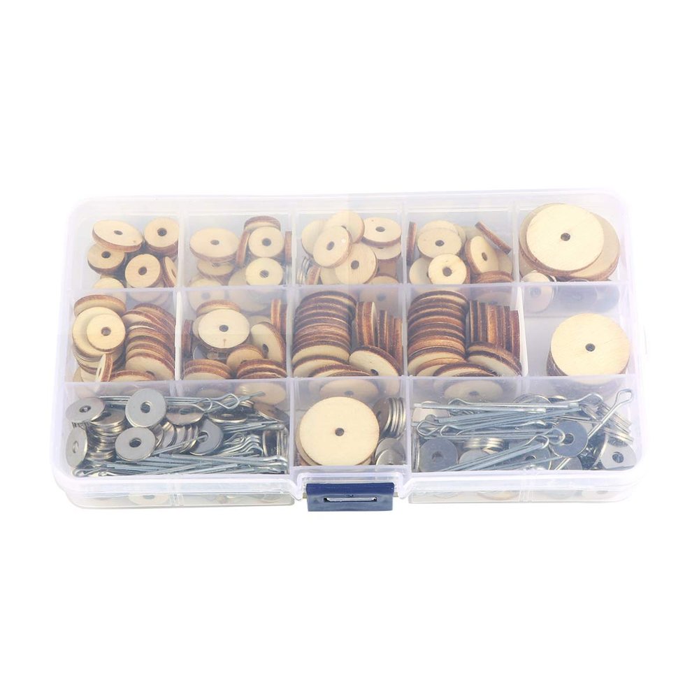 90Sets Wooden Doll Joint Connectors DIY Craft Supplies for Handmade Bear Dolls Lightweight Sturdy Accessories for Parents and Boy Girl