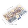90Sets Wooden Doll Joint Connectors DIY Craft Supplies for Handmade Bear Dolls Lightweight Sturdy Accessories for Parents and Boy Girl view 2