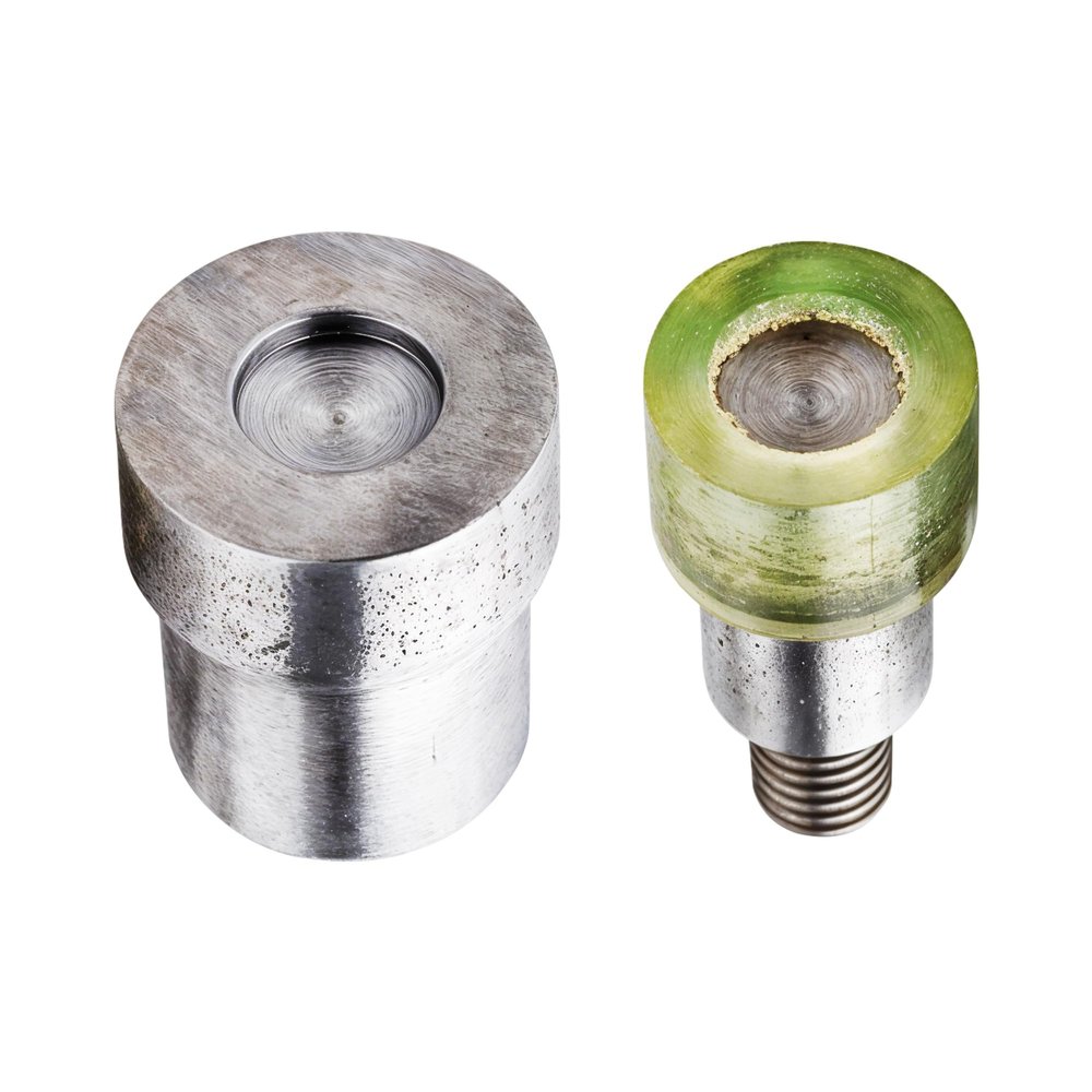 Trimming shop 4mm Double Cap Rivets Die for Universal Green Hand Press Machine, Fixing and Fastening Clothes, Fabrics, Leather, Arts Crafts, DIY Projects, Leathercrafts