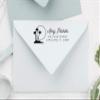 Beach Address Stamp Personalized Self Inking, Palm Tree Address Stamp Self-Inking, 1 x 2.5 inches view 3
