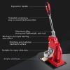 YAOBAO Badge Maker Machine Interchangeable with 100 Pcs Free Circle Button Parts and Cutter Ergonomics Designed Steel Handle Badge Maker Machine Kit for Personalised Badges DIY,37MM view 2
