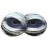 Lidded Sea Turtle Glass Eyes Realistic Animal Pair for Reptile Art Doll Parts, Sculpture, Prop, Mask Crafts, Fursuit Cosplay, Jewelry Making Cabochons, Taxidermy Supplies, and More (14mm) view 1
