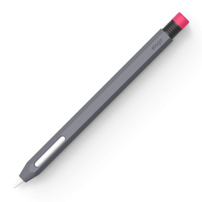 elago Compatible with Apple Pencil Pro Case & Apple Pencil 2nd Generation Case, Compatible with Magnetic Charging, Double Tap, Squeeze, Haptic (Must Read Installation Instructions) [Dark Grey]