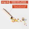 ONGROK Premium Storage Tube | Airtight Aircraft Grade Aluminum Metal, Pocket-Sized Opaque Holder (Gold) view 4