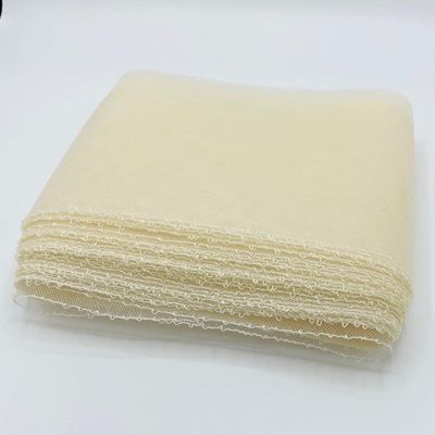 Top Trimming 7" Soft Polyester Crinoline Horsehair Braid with Gathering Thread, Sold Per Roll (White)