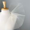 Top Trimming 7" Soft Polyester Crinoline Horsehair Braid with Gathering Thread, Sold Per Roll (White) view 4