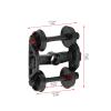Evemodel 12pcs Model Train Bogie with Plastic Wheels 1:87 HO Scale 33" Model Railway Accessories (Style A) view 3