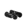 Evemodel 12pcs Model Train Bogie with Plastic Wheels 1:87 HO Scale 33" Model Railway Accessories (Style A) view 4