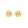 10k Solid Yellow Gold Replacement Pair Earring Screw Back Backings Only Single Pair Set view 1