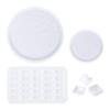Cheriswelry 6pcs Resin Casting Molds Silicone Rune Stones Divination Mat Silicone Molds Dice Tray Mold Stones Resin Mold for Astrology Board Resin Crafting Polymer Clay Jewelry DIY view 1