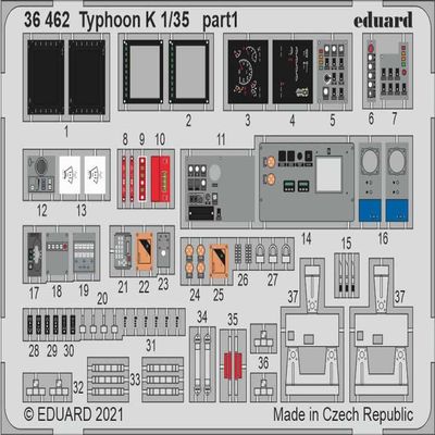 Eduard Photoetch 1:35 - Typhoon K (Zvezda)