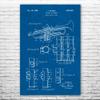 Trumpet Poster Print, Trumpet Design, Jazz Art, Music Class Decor, Music Teacher Gift, Trumpet Decor, Marching Band Gift Blueprint (13 inch x 19 inch) view 1