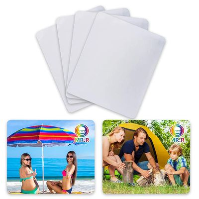 MR.R Sublimation Blanks 9.4''x7.8''x0.12'', White Square Mouse Pad 3mm Thickness for Sublimation Heat Transfer Printing (6 Pieces)