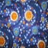 Fat Quarter (18 x 22) Sun Goddess Planets Stars Blue Yellow Gorgeous Cotton Fabric FQ view 1