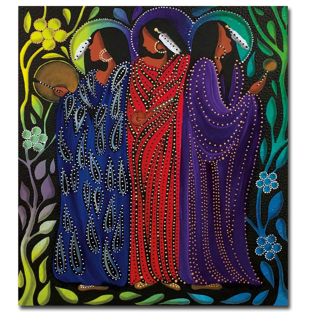 The Healers by Betty Albert Premium Gallery-Wrapped Canvas Giclee Art (30 in x 27 in, Ready-to-Hang)