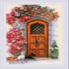 RIOLIS Counted Cross Stitch kit 1832 Scottish Door view 1
