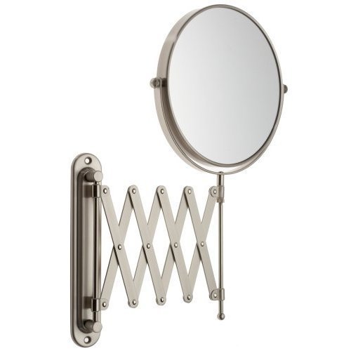 8 in. 7X-1X Nickel Extends 24 in. Mirror