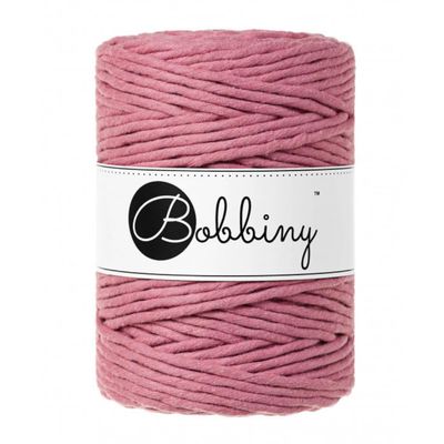 Bobbiny XXL 5mm Single Ply Macrame Cord (Blossom) 108yds/330ft (100% Recycled Cotton)