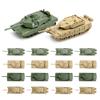 ViiKONDO 1/144 Scale Toy Tank Model Kit Military Vehicle China Type 99 vs US M1A2 Army Assembly Tabletop Wargame Diorama Hobby Building 16PCS view 1