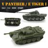 ViiKONDO 1/144 Scale Toy Tank Model Kit Military Vehicle Heavy Tank vs Medium Tank Army Tabletop Wargame Diorama Hobby Building 16PCS view 3