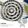 EXCEART 3pcs Silicone Molds for Crafting Flexible Epoxy Casting Molds for Home Decor for Boys and Girls and Enthusiasts Create Unique Calendar Ornaments view 4