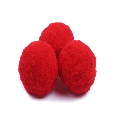YYCRAFT 20pcs Jumbo Pom Poms Balls 2 Inch for Hobby Supplies and DIY Creative Crafts, Party Decorations,Red