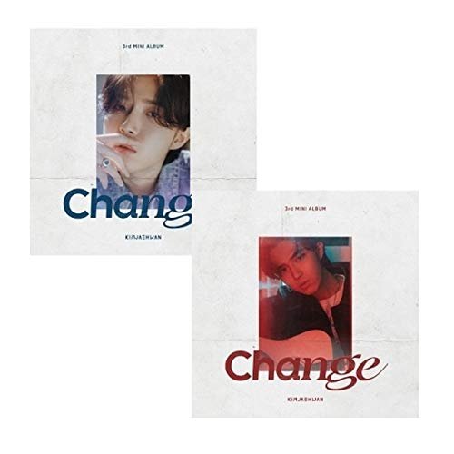 Kim Jaehwan Change 3rd Mini Album 2 Version SET CD+1p Poster+72p PhotoBook+1p PhotoCard+1p PostCard+1p Lenticular+1p Bookmark+Illustration Sticker+Message PhotoCard SET+Tracking Kpop Sealed