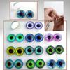 10 Pair Set Glass Cabochon Eyes (8mm) view 2