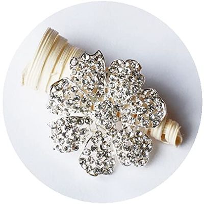 Rhinestone Crystal Brooch Jewelry Pin Wedding Invitation Cake Decoration Br073 Sparkling Rhinestone Women Brooch Crystal Pin Vintage Brooch Pin for Women Costume Accessory