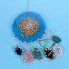 4 pcs Resin Molds Silicone Mold for Epoxy Resin Resin DIY Resin Casting Molds Kit Can be Used to Make Wind Chimes, Trays, Necklaces, Keychains, Coaster,Etc (MJ-1FL) view 2