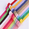 50 Yards Herringbone Ribbon, Cotton Twill Ribbon for Sewing, Natural Webbing Bias Binding Tape for DIY Craft (Green, 3/8in) view 3