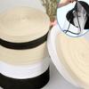50 Yards Herringbone Ribbon, Cotton Twill Ribbon for Sewing, Natural Webbing Bias Binding Tape for DIY Craft (Green, 3/8in) view 4