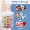 500pcs Stitch Markers, Locking Knitting Stitch Markers Counter Crochet Knitting Markers with Contanier Box view 3