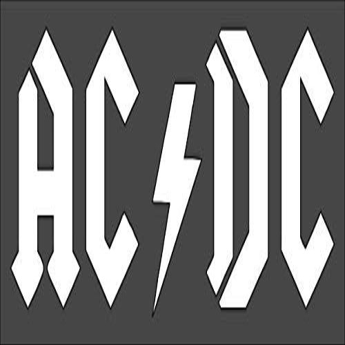 1 PCS Custom Cut Stencil AC/DC Crafts, Arts, Scrapbooking - Painting on The Wall, Wood, Glass and Other