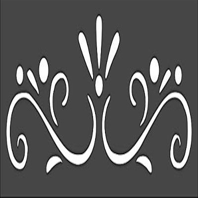 1 PCS Custom Cut Stencil Swirl Border Crafts, Arts, Scrapbooking - Painting on The Wall, Wood, Glass and Other