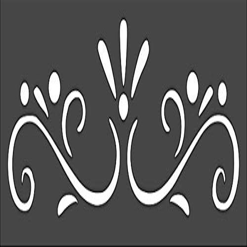 1 PCS Custom Cut Stencil Swirl Border Crafts, Arts, Scrapbooking - Painting on The Wall, Wood, Glass and Other