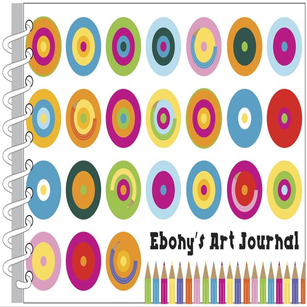 Crazy Pencils Personalized Art Journal | Custom Sketch Book for Kids | Monogrammed Sketchbook | Personalized Kids Gift | Kids Journal | Drawing Pad | Art Journal for Kids | Spiral Art Sketchpad
