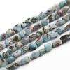 Fashewelry 48Pcs Irregular Natural Larimar Beads Nugget Tumbled Chakra Gemstone Beads Crystal Healing Drilled Loose Beads 6.5~9.5x5.5-7.5mm for Earring Bracelet Necklace Jewelry Making view 1