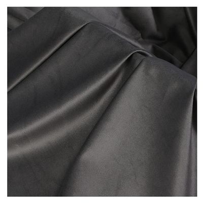 NAKAN Grey Matte Velvet Fabric by The Meter 150cm 59'' Width Polyester Non-Stretch Velour Upholstery Fabric for Sewing Crafts, Decorations, Costume Apparel(Size:1m,Color:18)
