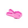 Shiny Glossy Fashion Gesture Shape Silicone Mold for DIY Necklace Pendant Jewelry Keychain Mold Language 'Yeah' Silicone Jewellery Making Mould Epoxy Resin Casting Mold view 2
