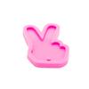 Shiny Glossy Fashion Gesture Shape Silicone Mold for DIY Necklace Pendant Jewelry Keychain Mold Language 'Yeah' Silicone Jewellery Making Mould Epoxy Resin Casting Mold view 3