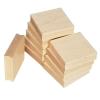 2.9" x 2.9" Square Maple Wood Handle Mount for Rubber Stamp - Set of 10 Pieces view 1