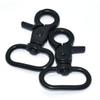 Black Swivel Clasps Connector Claw Dog Hook Snap Hook Lobster Clasp Key Chain Base Lanyards Clips for Purse Bags Handbag Strap 4 PCS 1" view 3
