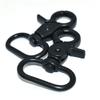 Black Swivel Clasps Connector Claw Dog Hook Snap Hook Lobster Clasp Key Chain Base Lanyards Clips for Purse Bags Handbag Strap 4 PCS 1" view 4