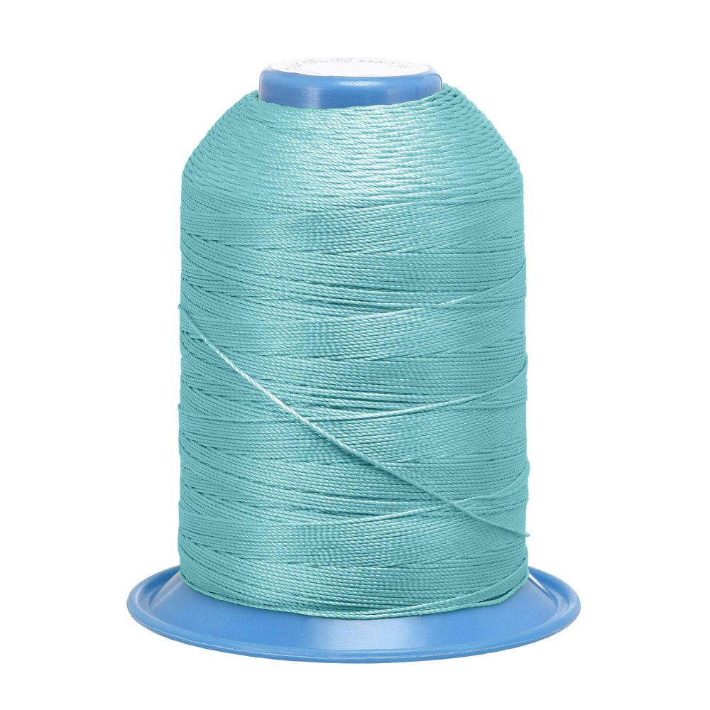 uxcell Bonded Polyester Sewing Threads 870 Yards 300D/0.38mm Extra Strong Upholstery Thread for Manual and Machine Sews (Pale Turquoise)