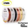 Mr. Pen's Beading Wire for Crafting 24 Gauge, 6 Rolls x 19.6 Feet Each view 2
