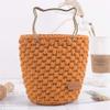 400g T-Shirt Yarn White Spaghetti Yarn Elastic Strong Cloth T Shirt Trapillo Yarn Crocheting Ribbon Yarn Accessory Yarn Knit Basket Crochet Bag Materials view 2