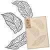 NAKLEO Floral Large Wall Painting Stencil 23,2" x37,4, Art Deco Tropical Leaves Outline Pattern, Reusable Plastic Flower Template, DIY Art and Craft Home Decor, Floor Wood Fabric Furniture view 1