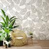 NAKLEO Floral Large Wall Painting Stencil 23,2" x37,4, Art Deco Tropical Leaves Outline Pattern, Reusable Plastic Flower Template, DIY Art and Craft Home Decor, Floor Wood Fabric Furniture view 2